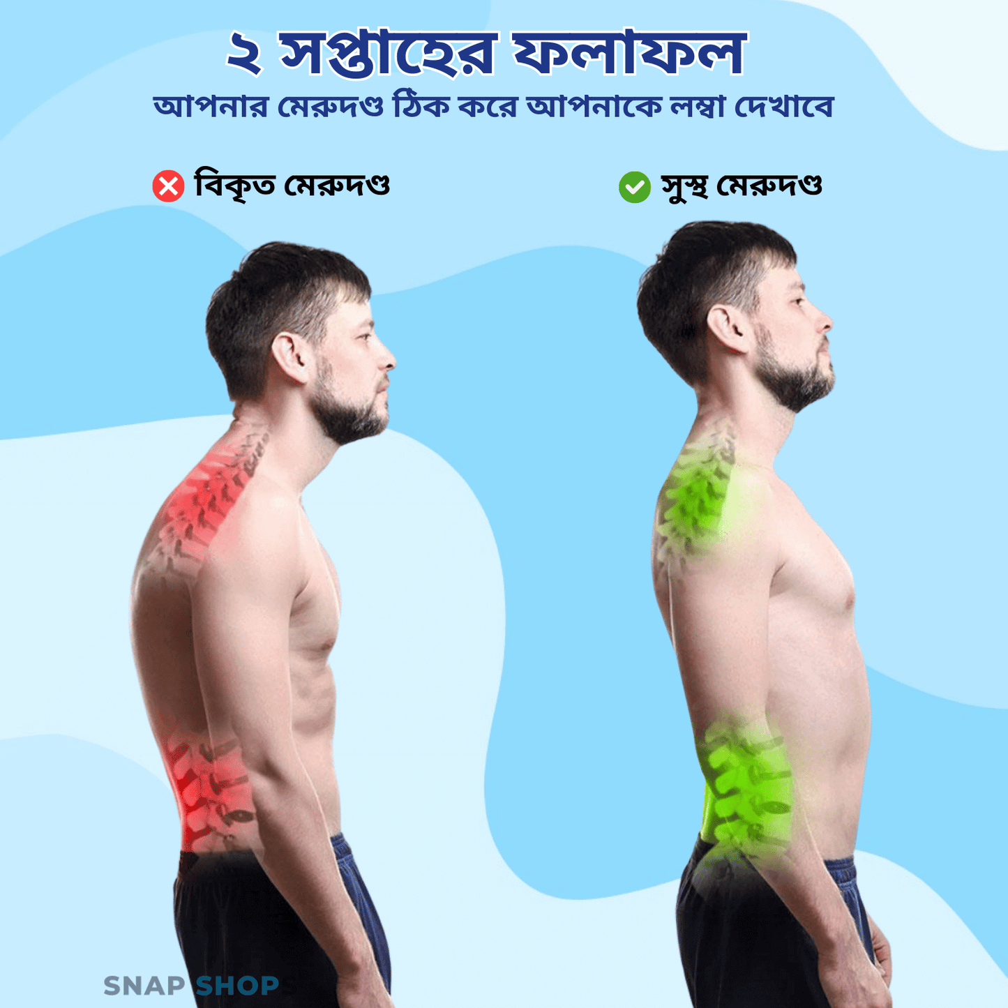 ম্যাজিক ব্যাক স্ট্রেচার – সহজেই কোমর ও পিঠের ব্যথা দূর করুন কোনো ওষুধ ছাড়াই!
